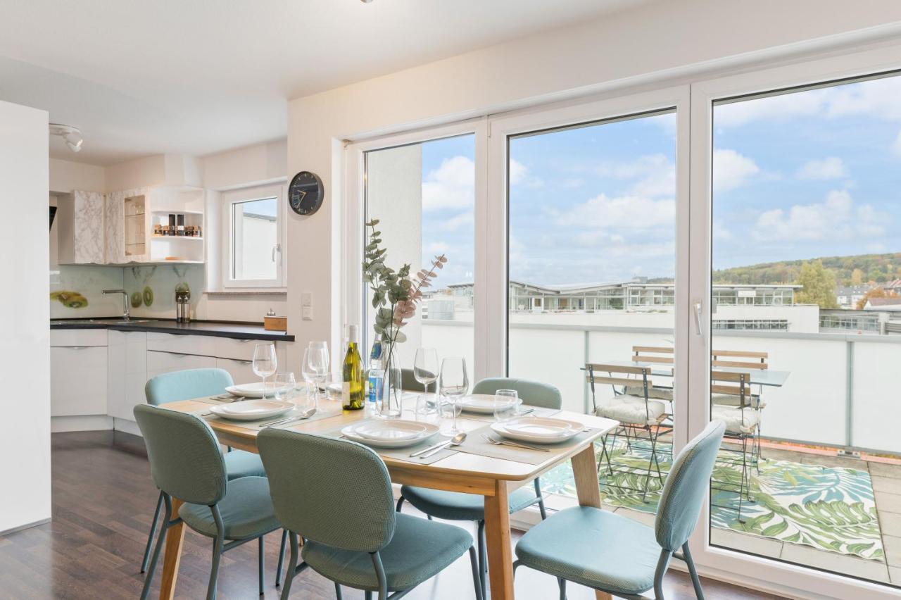 Design-Apartment - Kueche - Dachterrasse - Zentral Лайнфельден-Эхтердинген Экстерьер фото