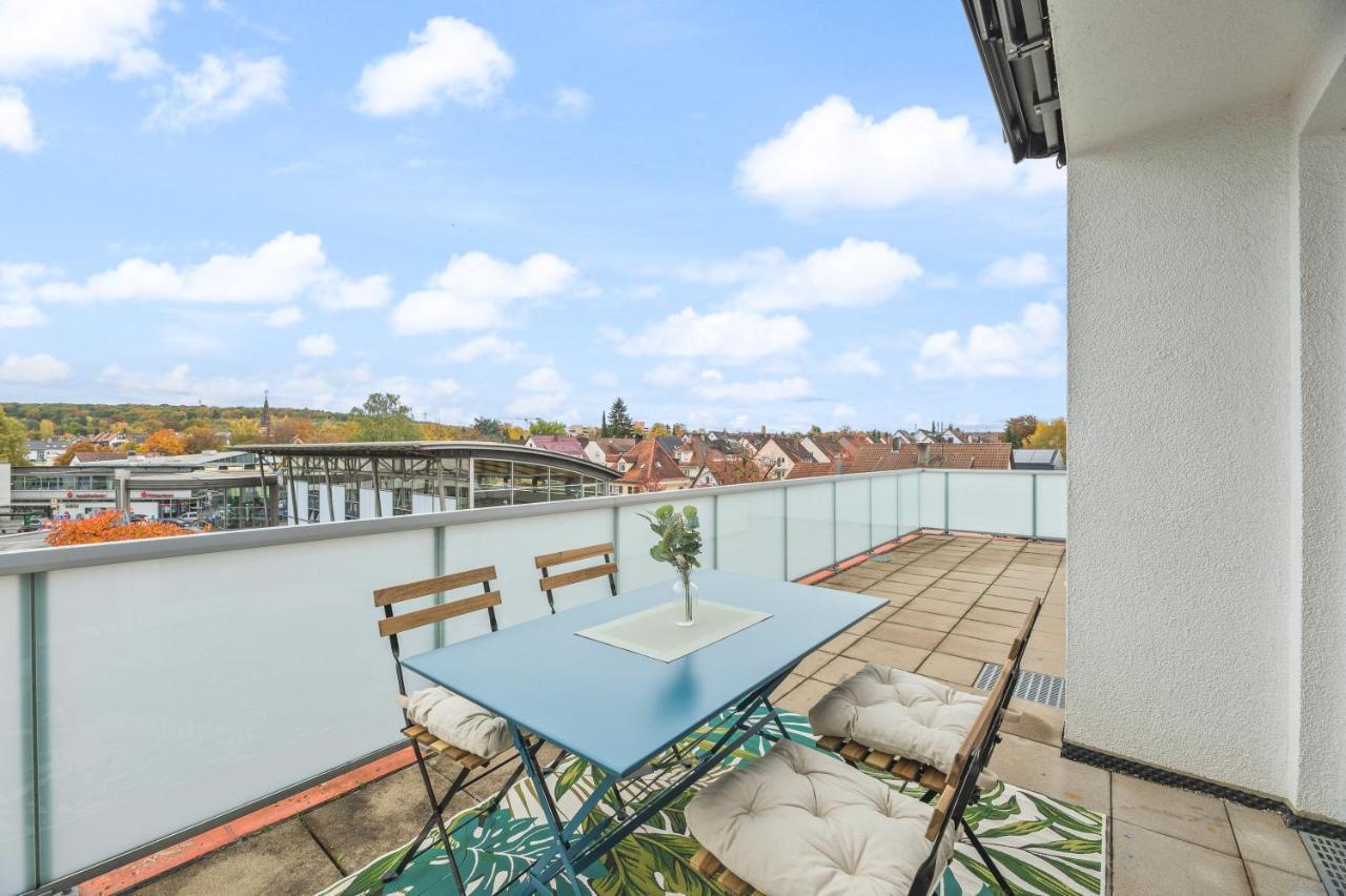 Design-Apartment - Kueche - Dachterrasse - Zentral Лайнфельден-Эхтердинген Экстерьер фото